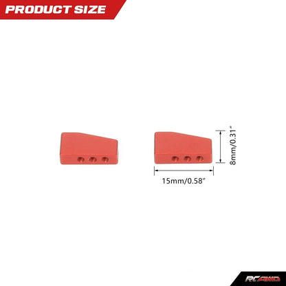 RCAWD LOSI MINI Red RCAWD Losi Mini-B Mini-T upgrades Servo Mount Set Los311008