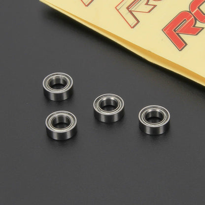 RCAWD LOSI MINI Silver RCAWD Losi Mini-B Mini-T Upgrades 4 x 7 x 2.5mm Ball Bearing 4pcs