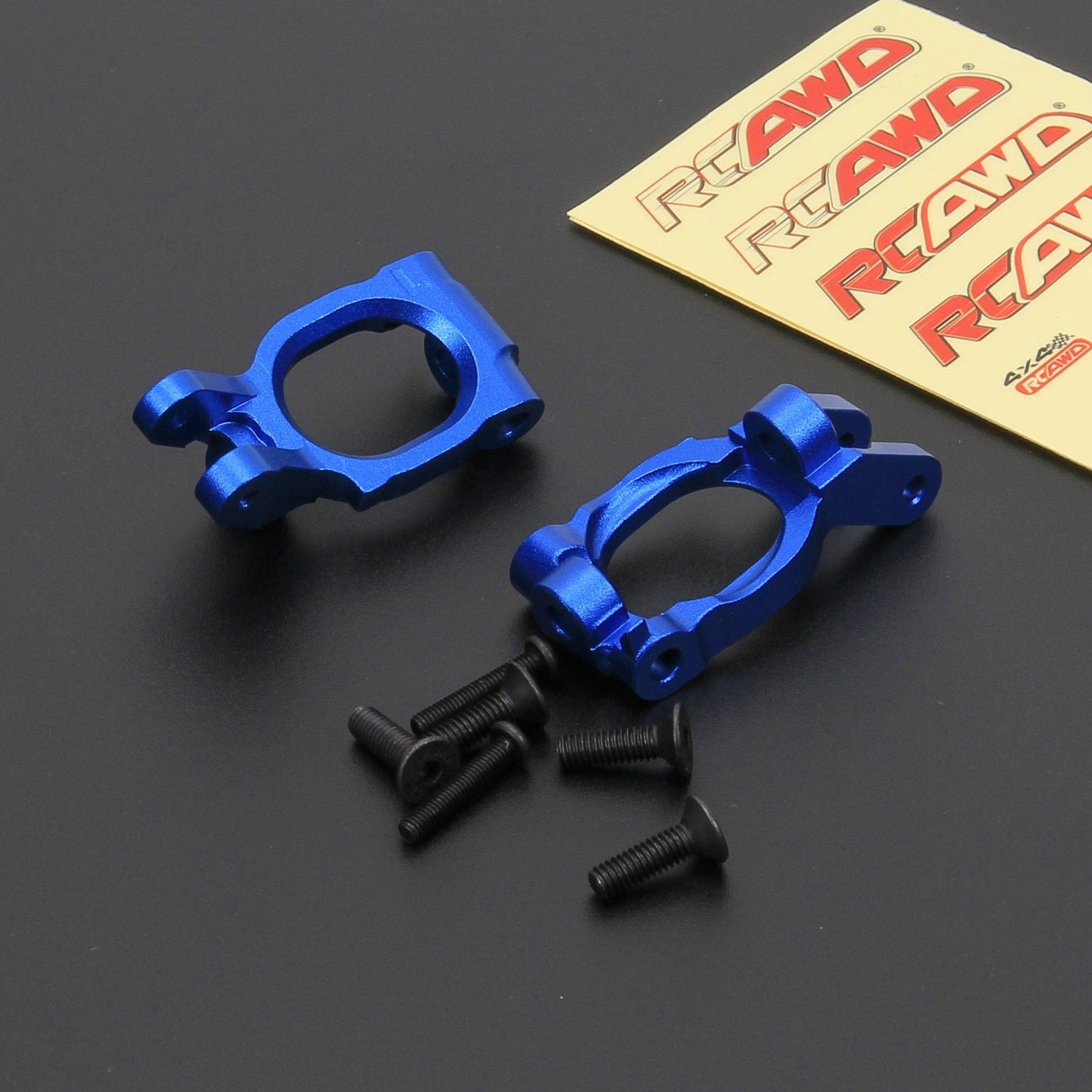 RCAWD losi rock ray Blue RCAWD Losi Rock Rey upgrades C Hub Carrier 2pcs compative with Hammer Rey