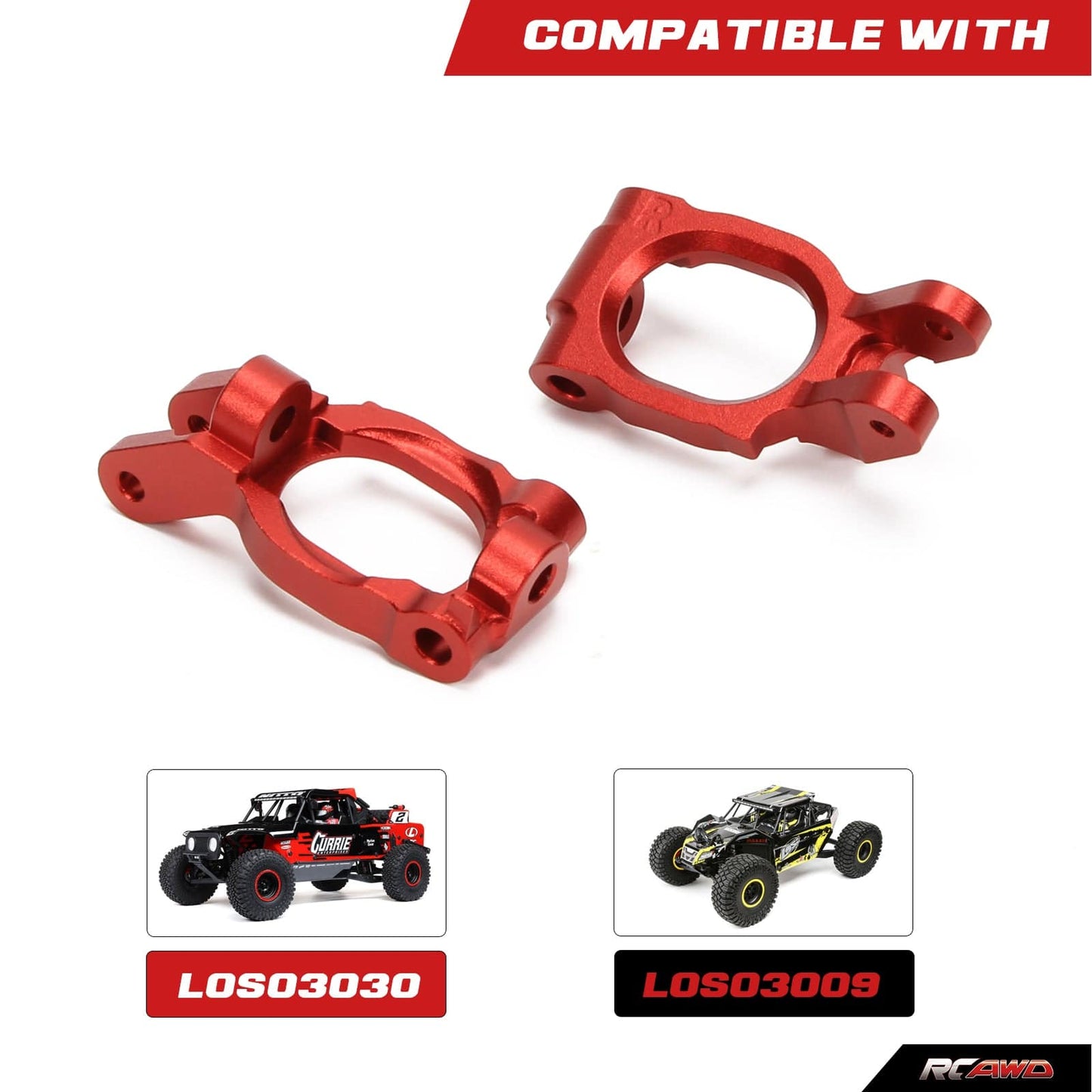 RCAWD losi rock ray RCAWD Losi Rock Rey upgrades C Hub Carrier 2pcs compative with Hammer Rey