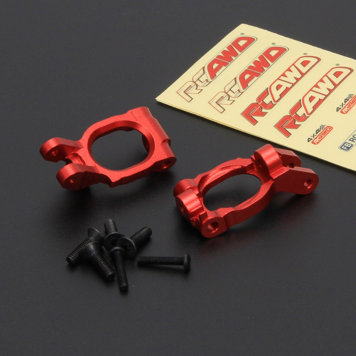 RCAWD losi rock ray Red RCAWD Losi Rock Rey upgrades C Hub Carrier 2pcs compative with Hammer Rey