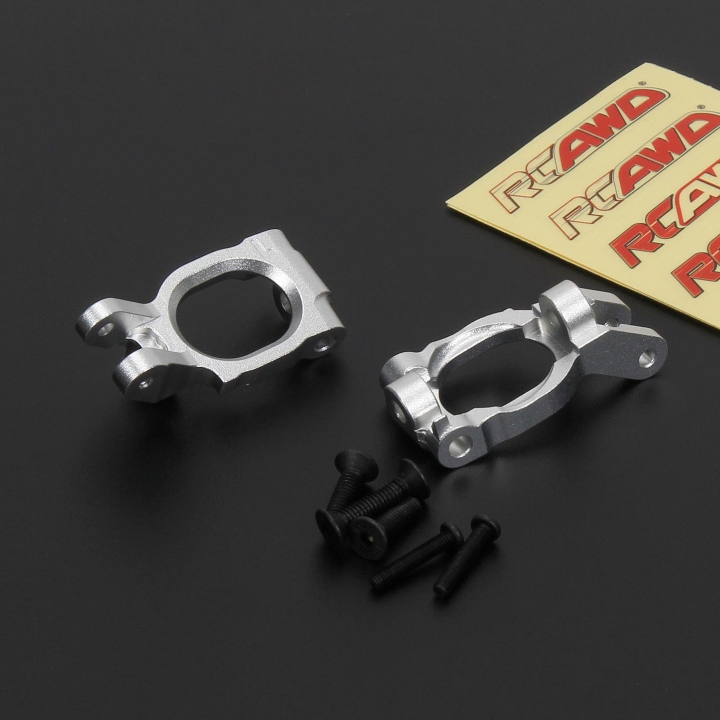 RCAWD losi rock ray Silver RCAWD Losi Rock Rey upgrades C Hub Carrier 2pcs compative with Hammer Rey