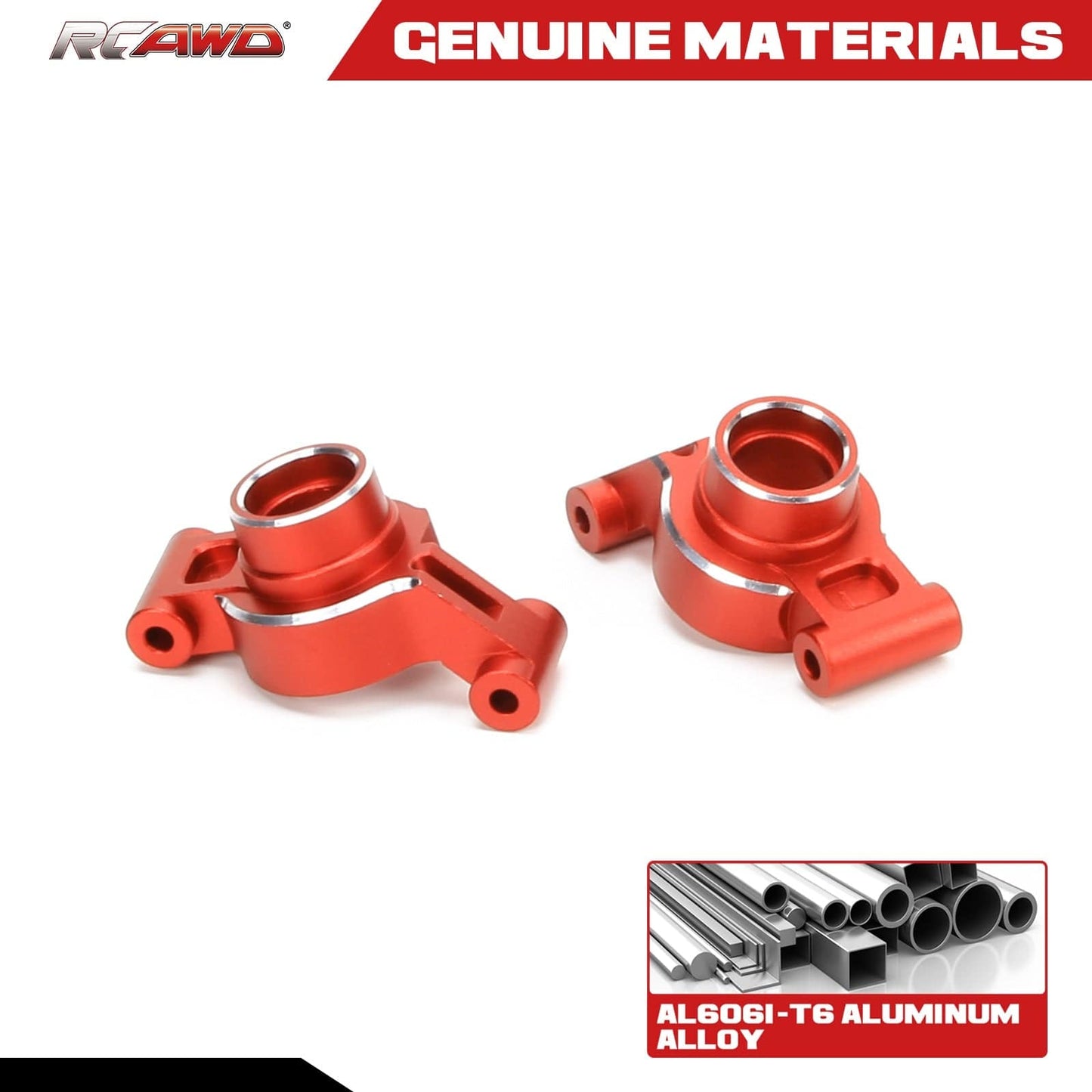 RCAWD Maxx 2pcs Carriers Stub Axle - RCAWD