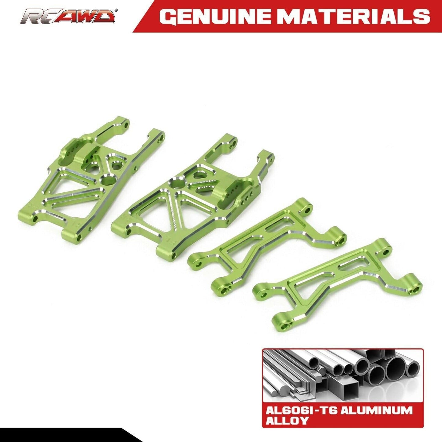 RCAWD Maxx Aluminium Suspension arms 8999 8998 - RCAWD