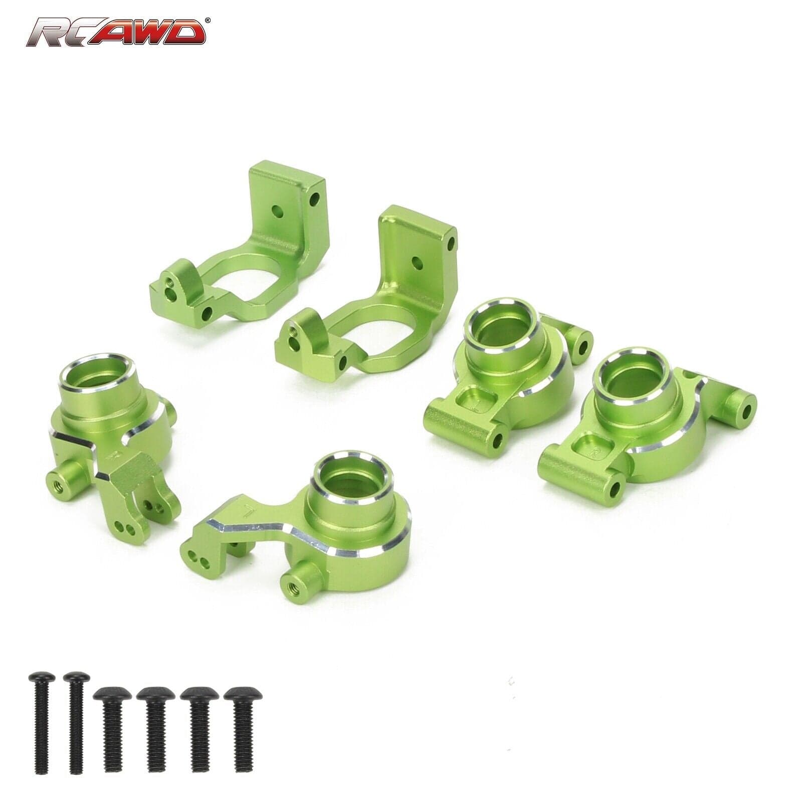 RCAWD Maxx Steering Caster Blocks Hub Carrier Set - RCAWD