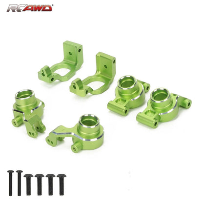 RCAWD Maxx Steering Caster Blocks Hub Carrier Set - RCAWD