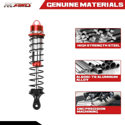RCAWD Metal Shocks Absorber oil - filled type 8961 for Maxx upgrades - RCAWD