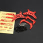 RCAWD mjx Front Rear Full Set / RED RCAWD Hyper Go Alum Alloy Front Rear Shock Mounts Body Post Set for MJX 1/14 Monster Trunk