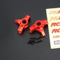 RCAWD mjx Front Steering knuckle Carriers Set / Red RCAWD Hyper Go Full Aluminum Suspension Arm Set With Steering knuckle For MJX 1/14 4WD Hyper Go Upgrade Parts