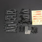 RCAWD mjx Full Set / Black RCAWD Hyper Go Full Aluminum Suspension Arm Set With Steering knuckle