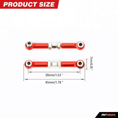 RCAWD mjx RCAWD Hyper Go 14210 14209 Full Aluminum Steering Linkages Set