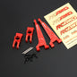 RCAWD mjx Rear Upper Suspension Arm Set / Red RCAWD Hyper Go Full Aluminum Suspension Arm Set With Steering knuckle