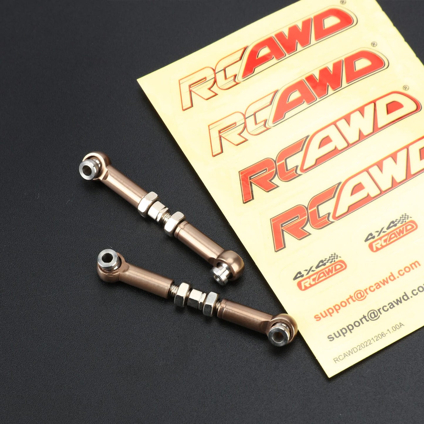 RCAWD mjx Silver RCAWD Hyper Go 14210 14209 Full Aluminum Steering Linkages Set