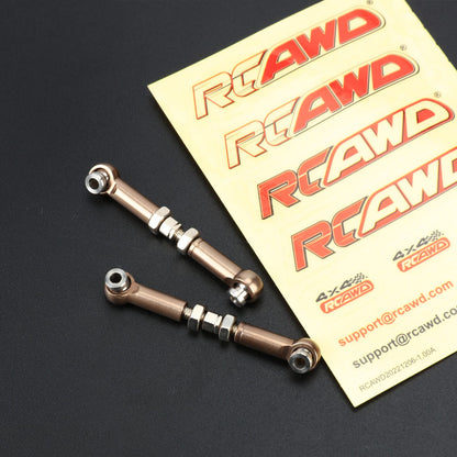 RCAWD mjx Silver RCAWD Hyper Go 14210 14209 Full Aluminum Steering Linkages Set
