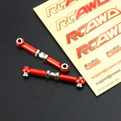 RCAWD mjx Steering linkage Set / Red RCAWD Hyper Go Full Aluminum Suspension Arm Set With Steering knuckle