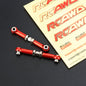 RCAWD mjx Steering linkage Set / Red RCAWD Hyper Go Full Aluminum Suspension Arm Set With Steering knuckle