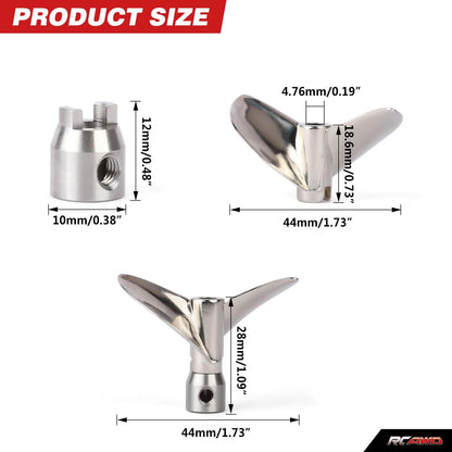 RCAWD RC BOAT Propeller Set RCAWD Pro Boat 1.73 × 1.6 Propeller Set