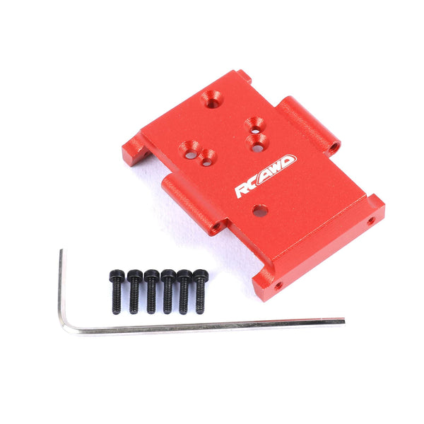 RCAWD RC CRAWLER UPGRADE PARTS RCAWD Hobby Plus 1/18 CR18P Metal Gearbox Combo Transmission Mount Plate Upgrade Parts 240302