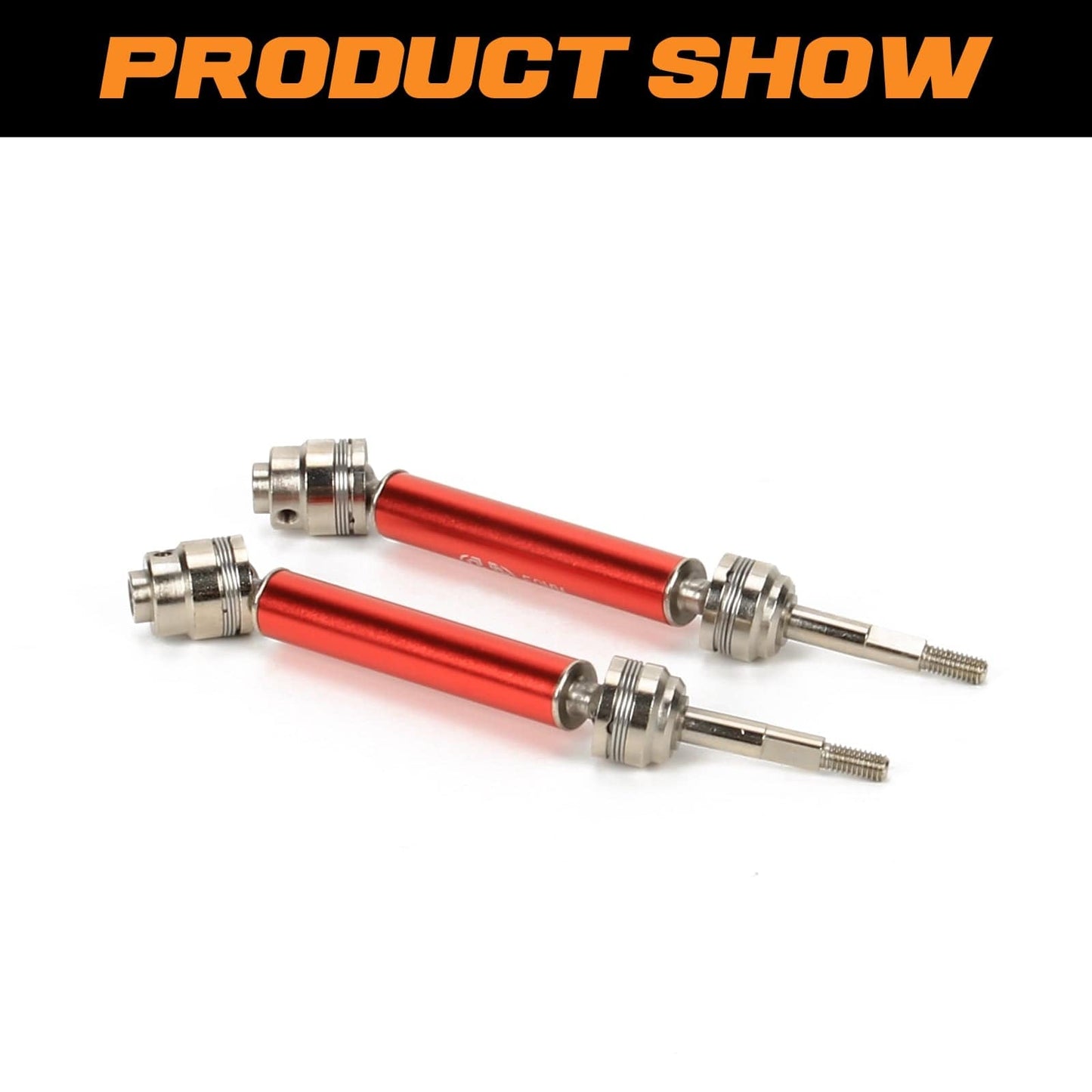 RCAWD RC CVD Drive Shafts Set with 12mm Hex for 1/10 Slash 4X4 Upgrades - RCAWD