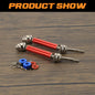 RCAWD RC CVD Drive Shafts Set with 12mm Hex for 1/10 Slash 4X4 Upgrades - RCAWD