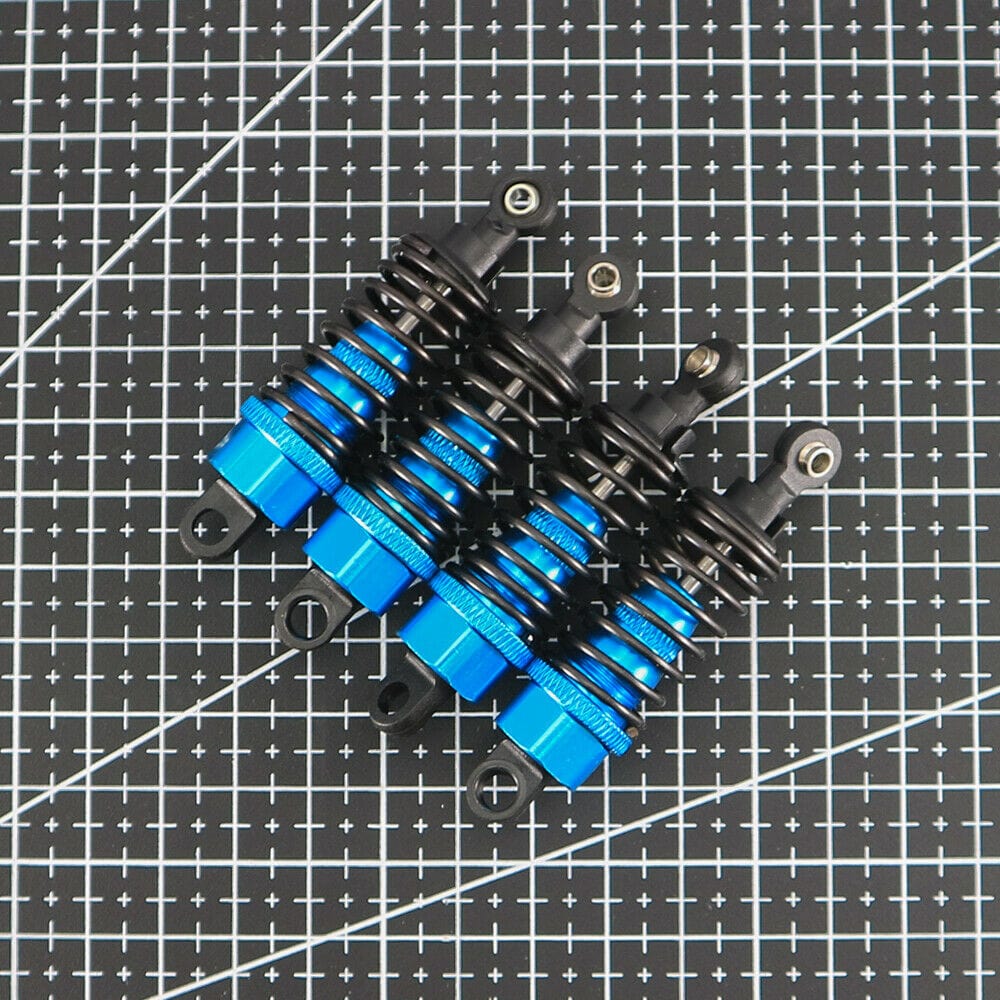 RCAWD RC Shocks For 1/10 Redcat Racing Lightning STK EP Drift EPX PRO 4pcs Blue - RCAWD