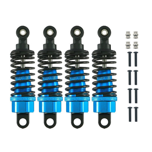 RCAWD RC Shocks For 1/10 Redcat Racing Lightning STK EP Drift EPX PRO 4pcs Blue - RCAWD