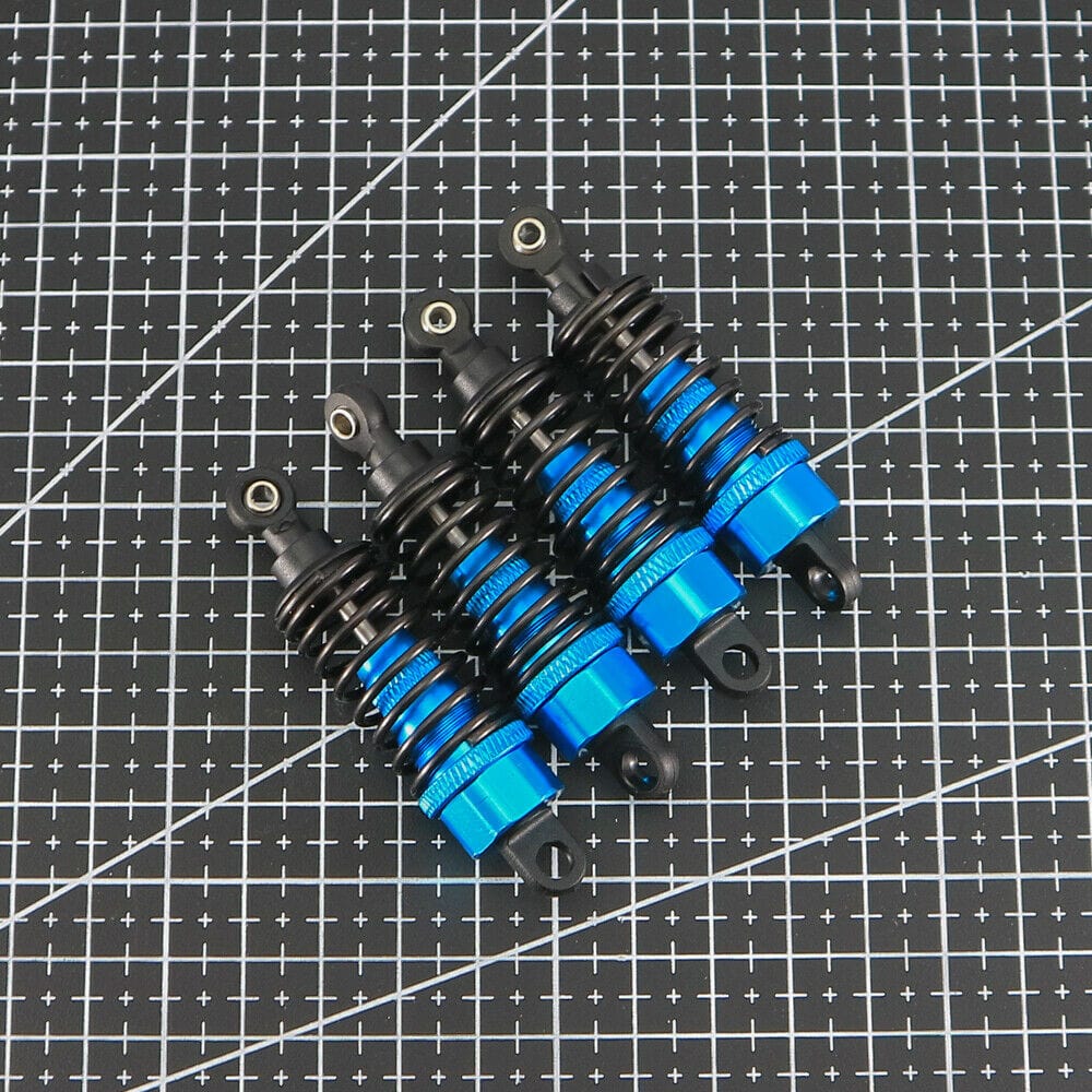 RCAWD RC Shocks For 1/10 Redcat Racing Lightning STK EP Drift EPX PRO 4pcs Blue - RCAWD