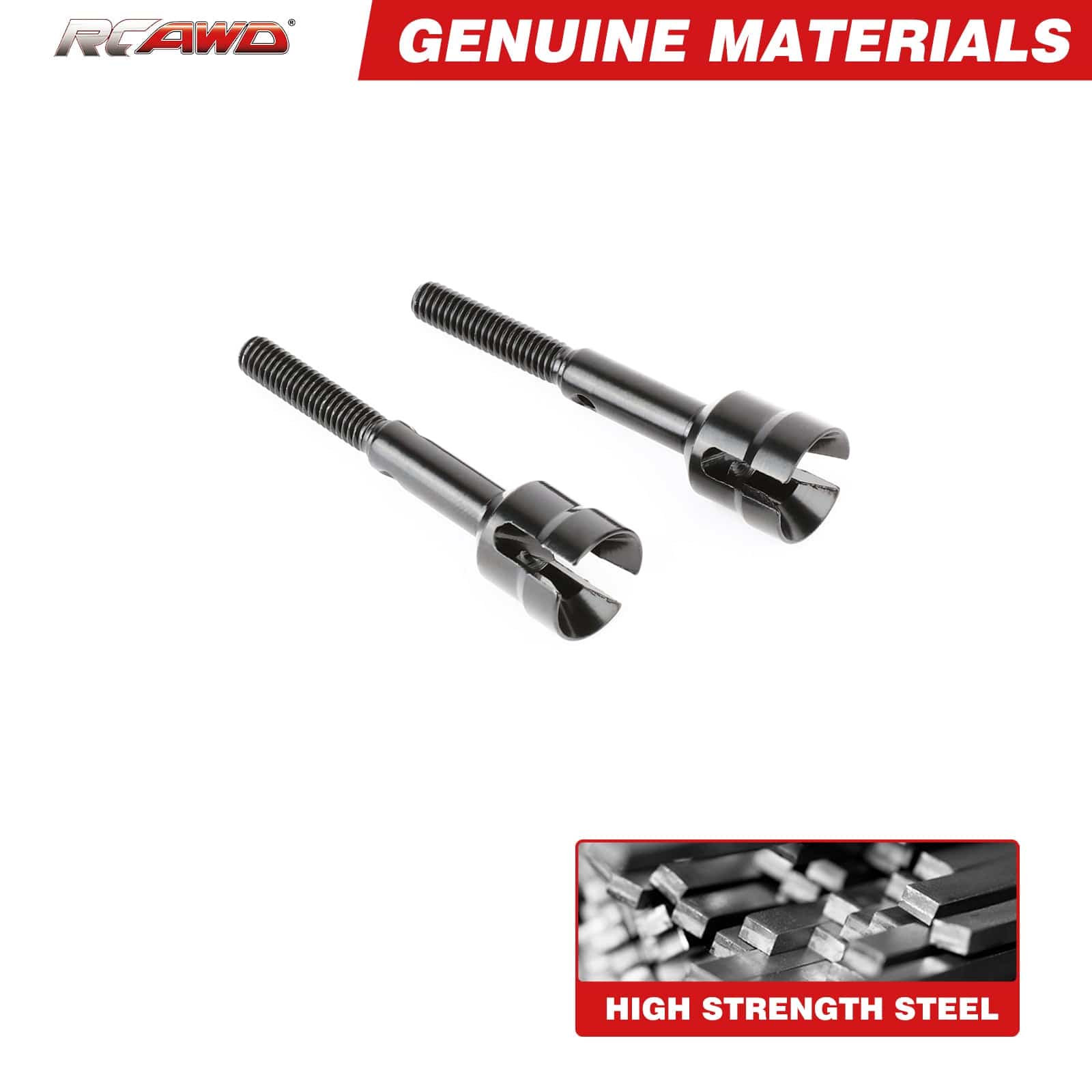 RCAWD RCAWD 1/8 CEN Racing Upgrades Driveshaft & Axle Set CM0206BL