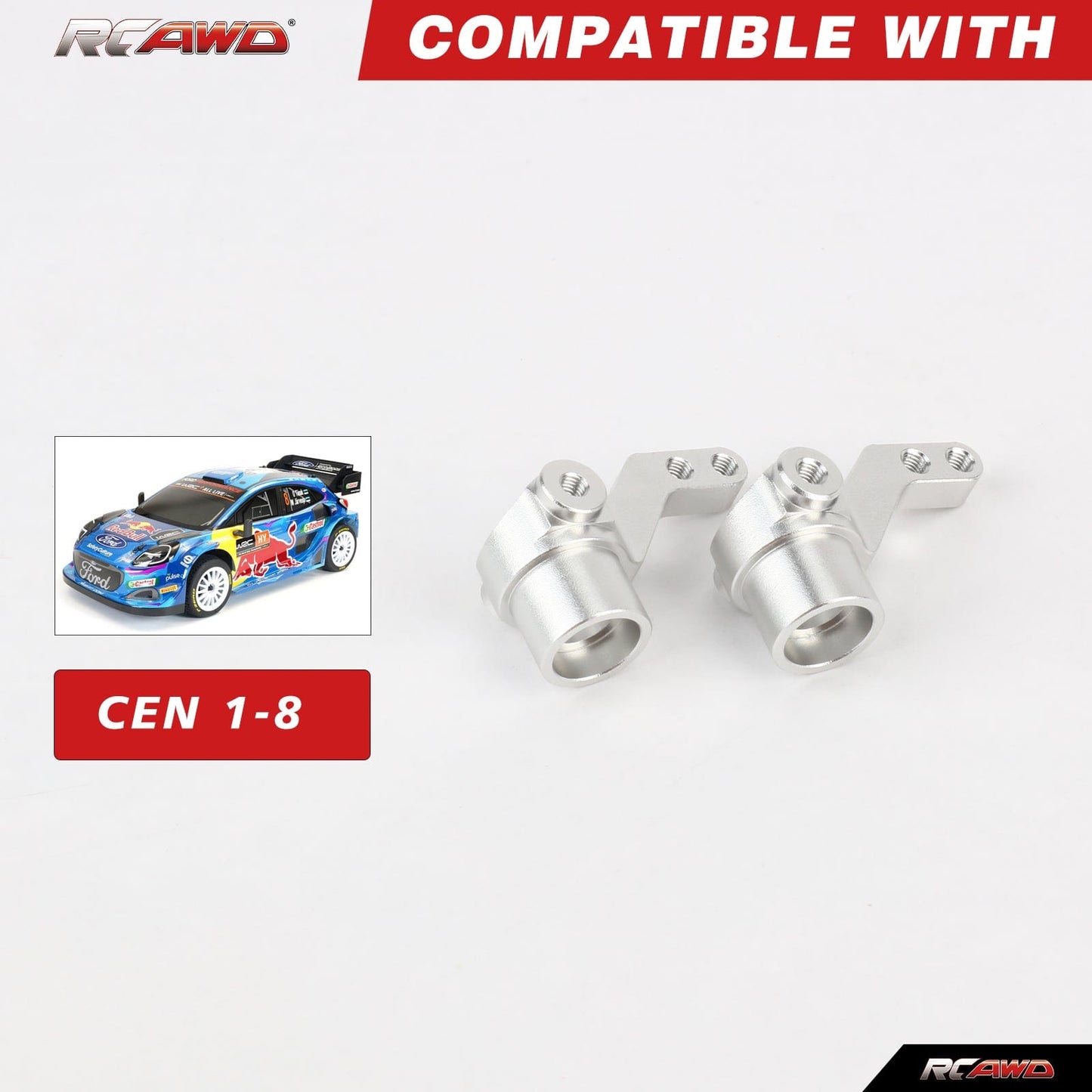 RCAWD RCAWD 1/8 CEN Racing Upgrades Steering Caster Blocks CM02002A