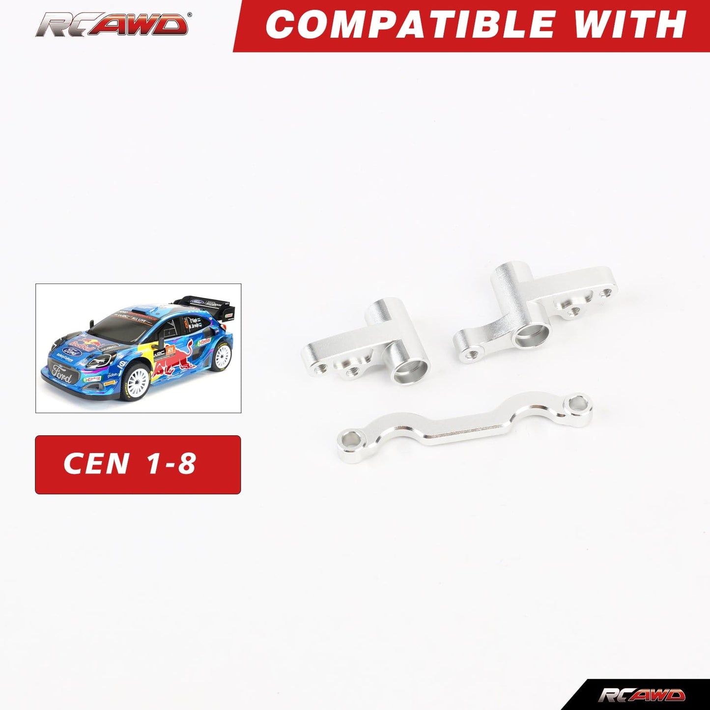 RCAWD RCAWD 1/8 CEN Upgrade Steering Bell Crank Saver CM0409