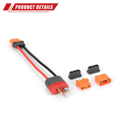 RCAWD RCAWD Battery Adapter Cable IC2 Female to T-Plug Male
