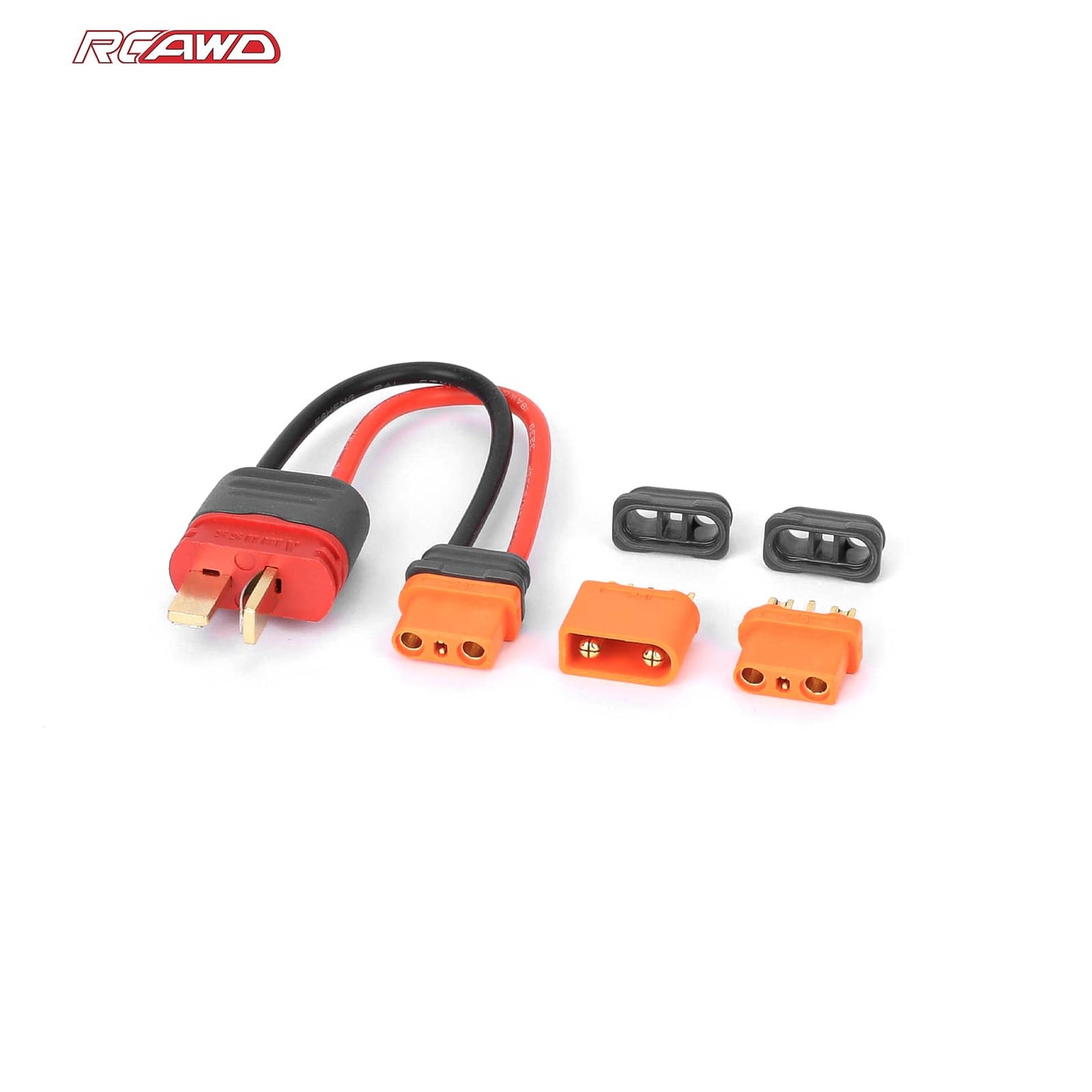 RCAWD RCAWD Battery Adapter Cable IC2 Female to T-Plug Male