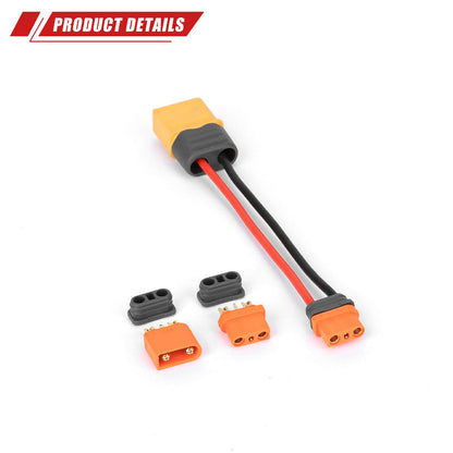 RCAWD RCAWD Battery Adapter Cable IC2 Female to XT60 Male