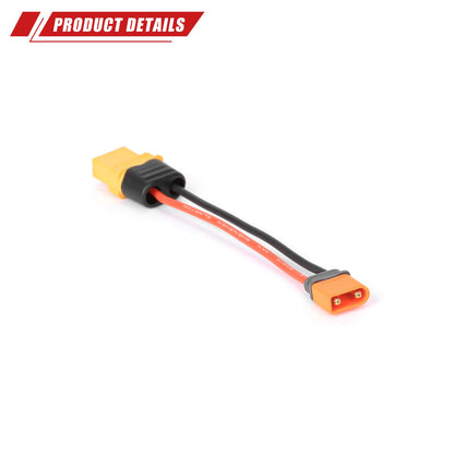 RCAWD RCAWD Battery Adapter Cable IC2 Male to XT60 Female
