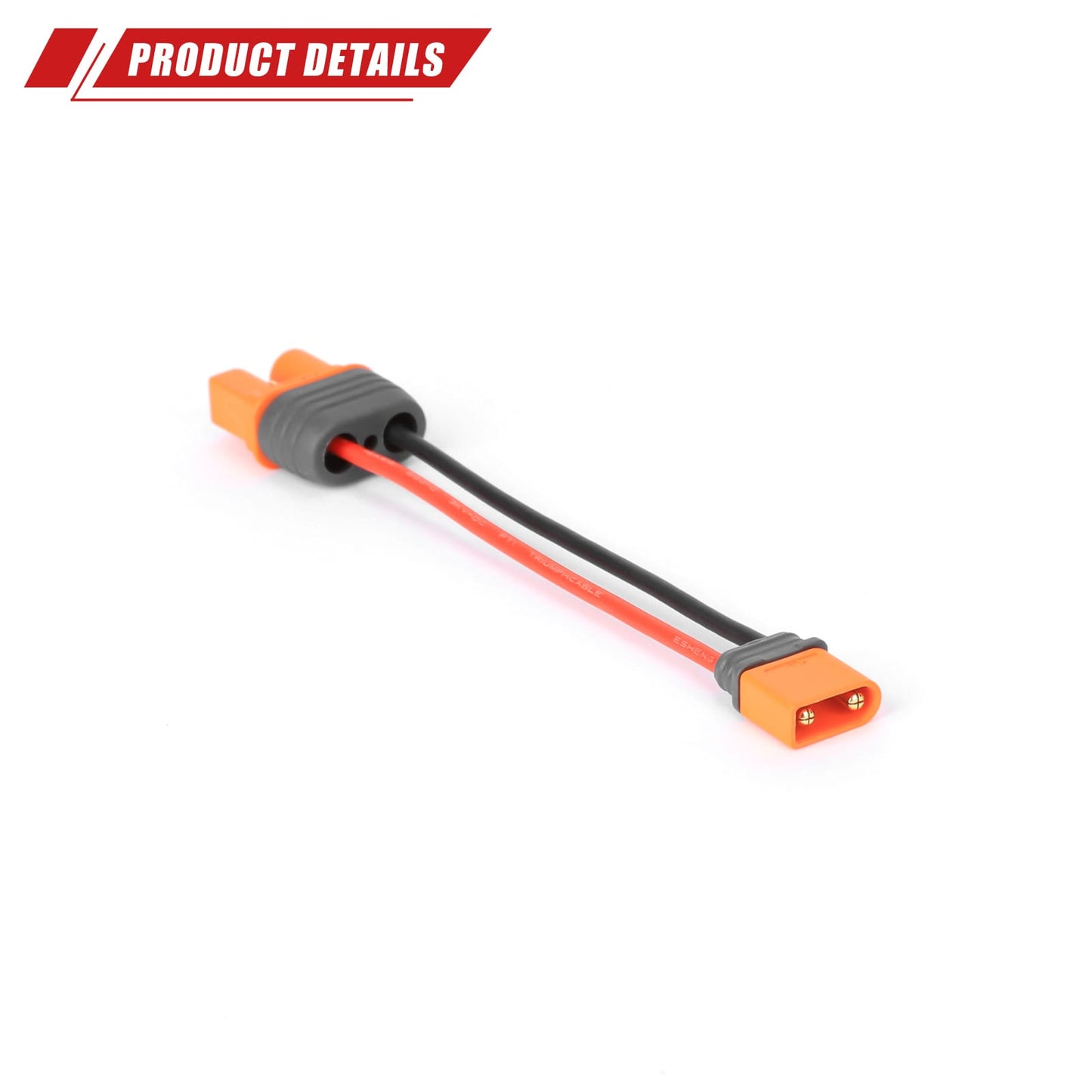 RCAWD RCAWD Battery Adapter Cable IC3 Female to IC2 Male