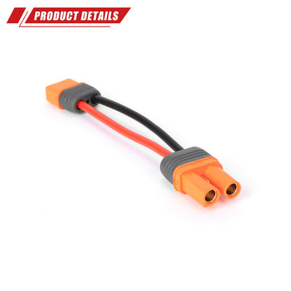 RCAWD RCAWD Battery Adapter Cable IC5 Female to IC3 Male