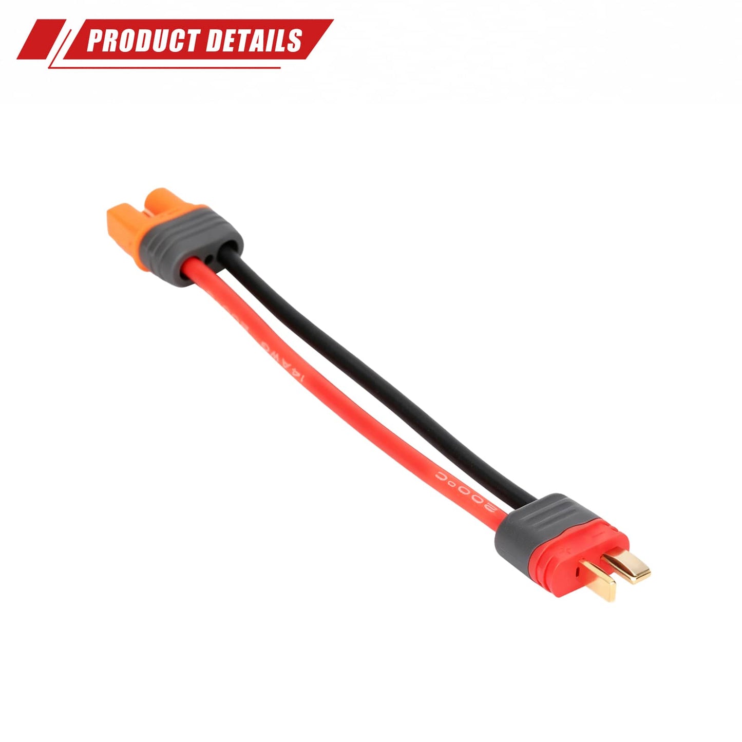 RCAWD RCAWD Battery Adapter Cable T Male to IC3 Female