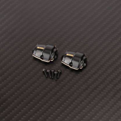 RCAWD Redcat 1/18 Ascent-18 Brass Portal Axle cover / Black RCAWD Redcat Ascent-18 Front Rear Portal Axle housing Set with Brass cover