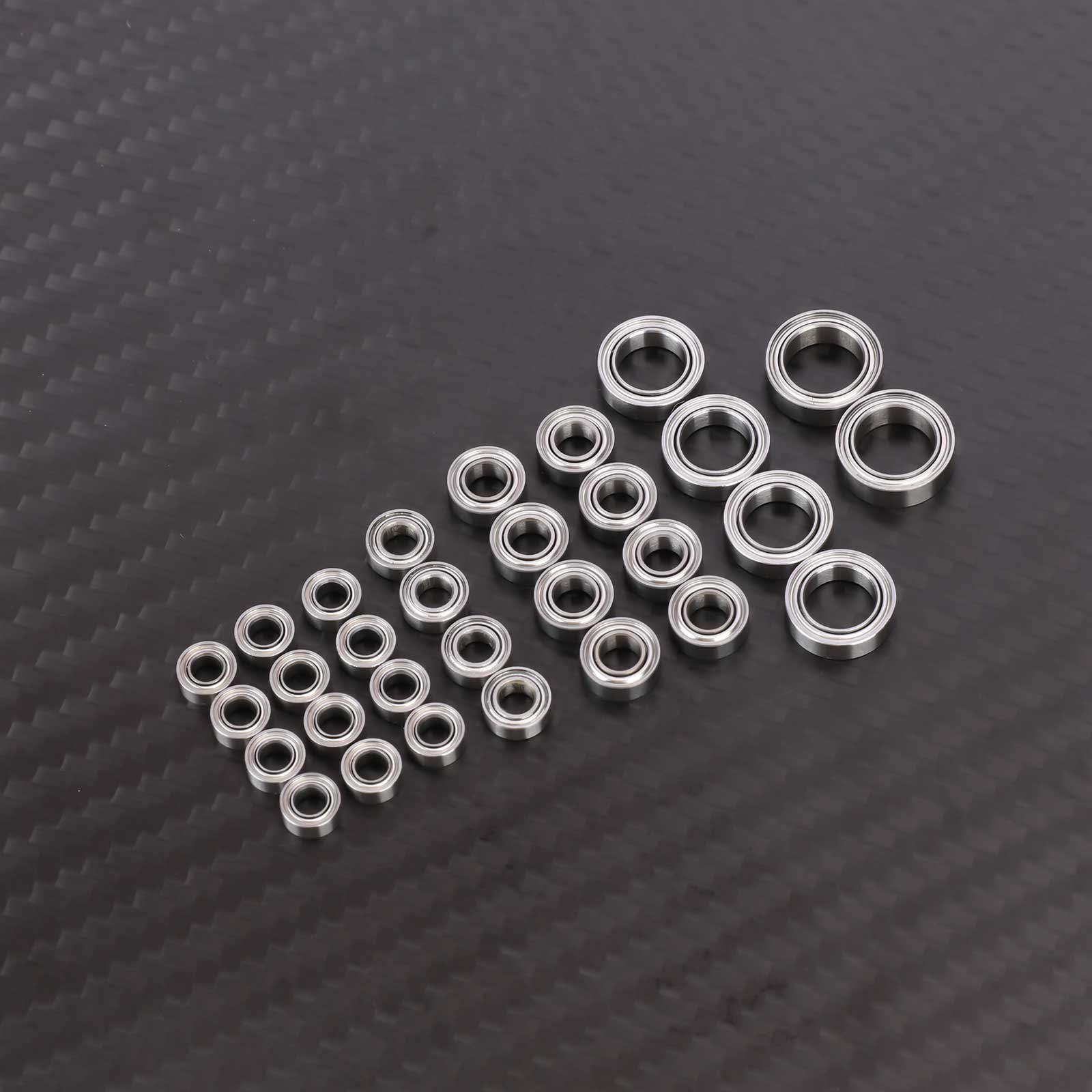 RCAWD Redcat 1/18 Ascent-18 Complete Ball Bearing Set RCAWD Redcat Ascent 18 Sealed Bearing Kit 30PCS