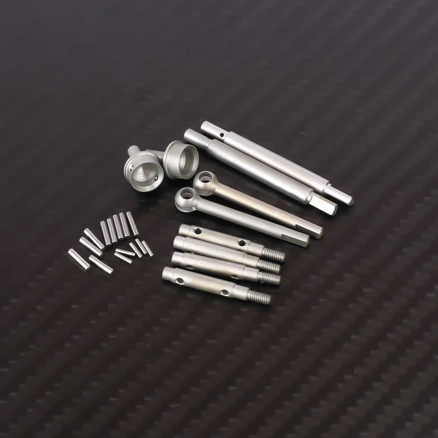 RCAWD Redcat 1/18 Ascent-18 Front Rear Axle Set RCAWD Redcat Ascent 18 Stainless Steel Front Rear Portal Axle Shafts