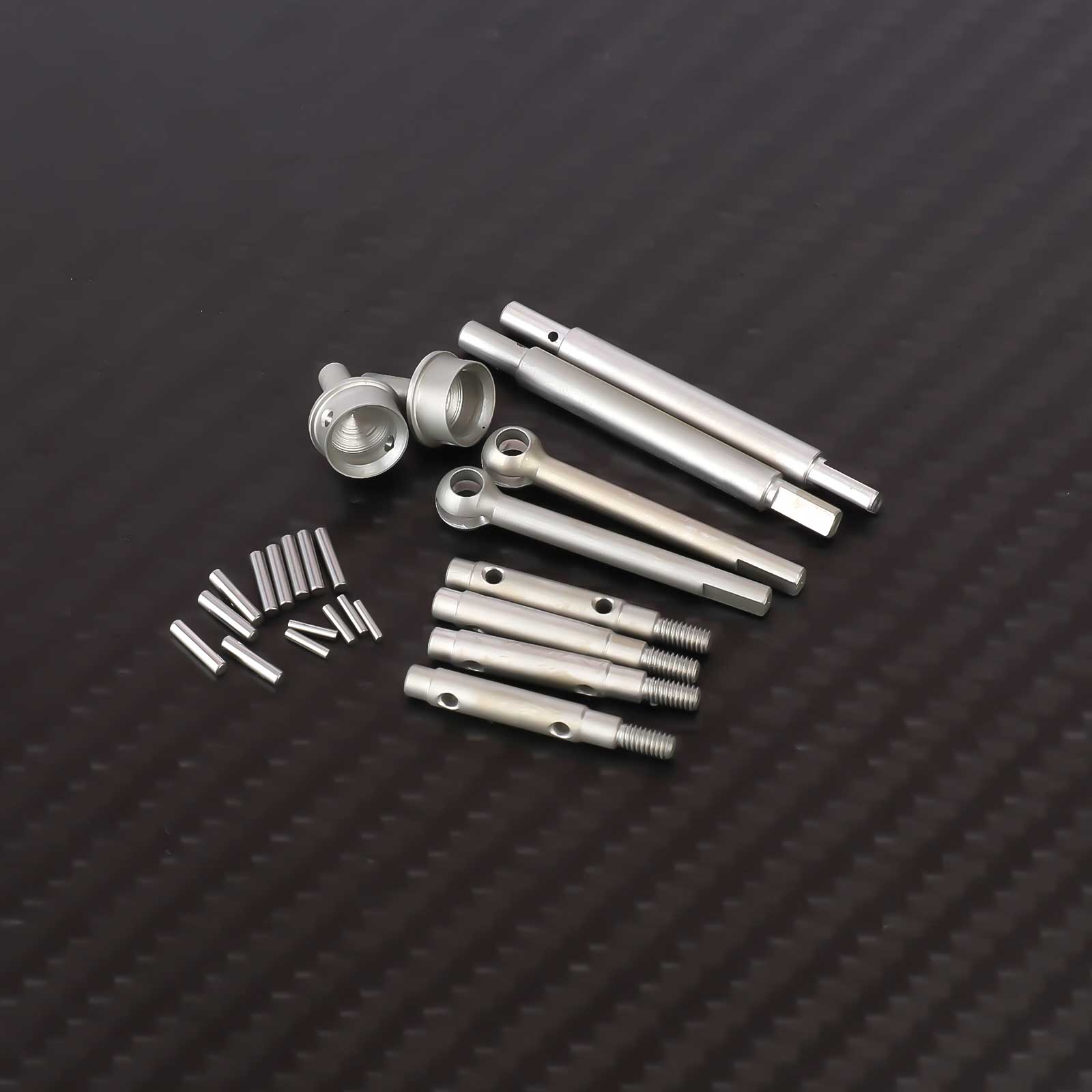 RCAWD Redcat 1/18 Ascent-18 Front Rear Axle Set RCAWD Redcat Ascent 18 Stainless Steel Front Rear Portal Axle Shafts
