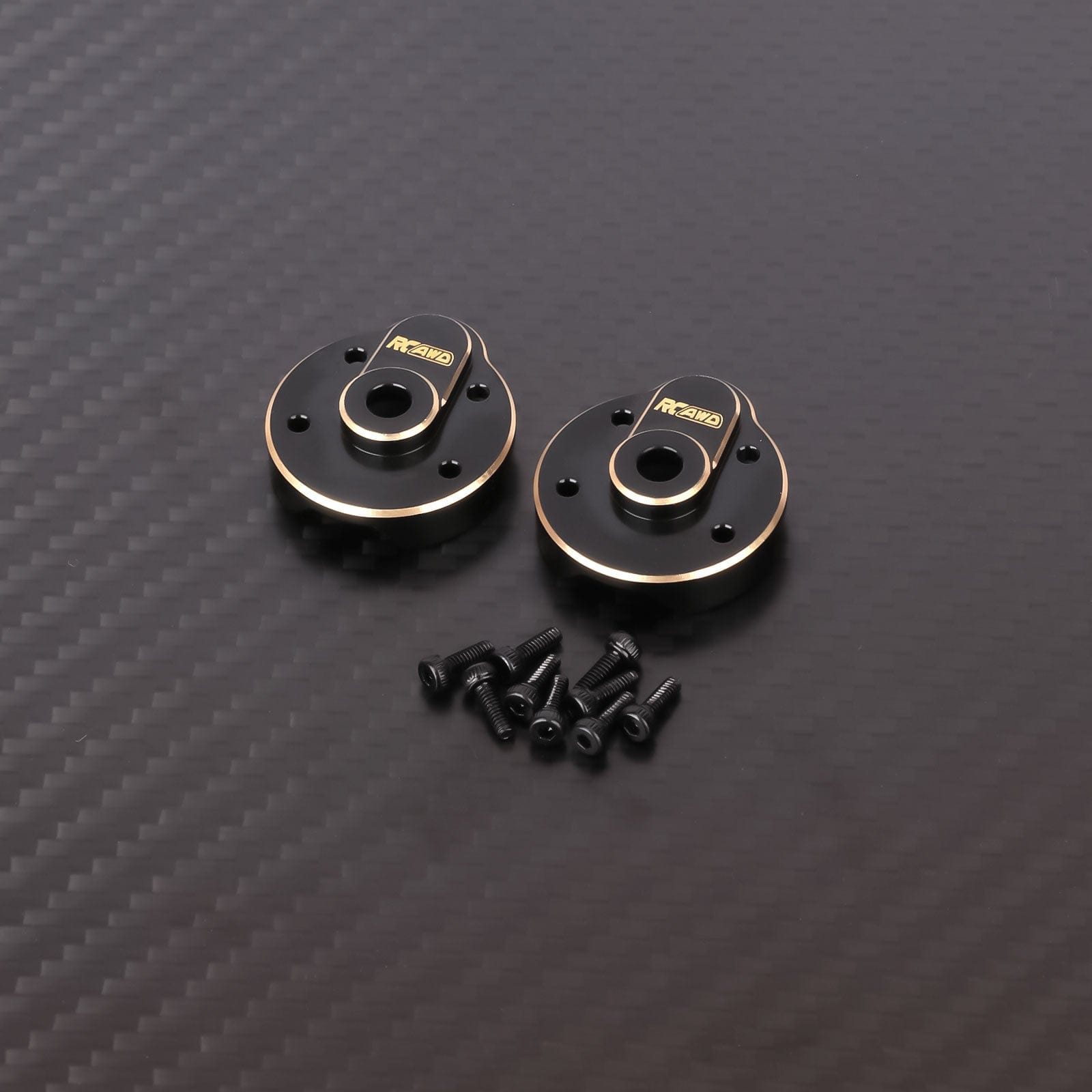 RCAWD Redcat 1/18 Ascent-18 Heavy Weight Portal Box Outer RCAWD Redcat Ascent 18 Brass Front Rear Portal Box Outer with Machined Edge