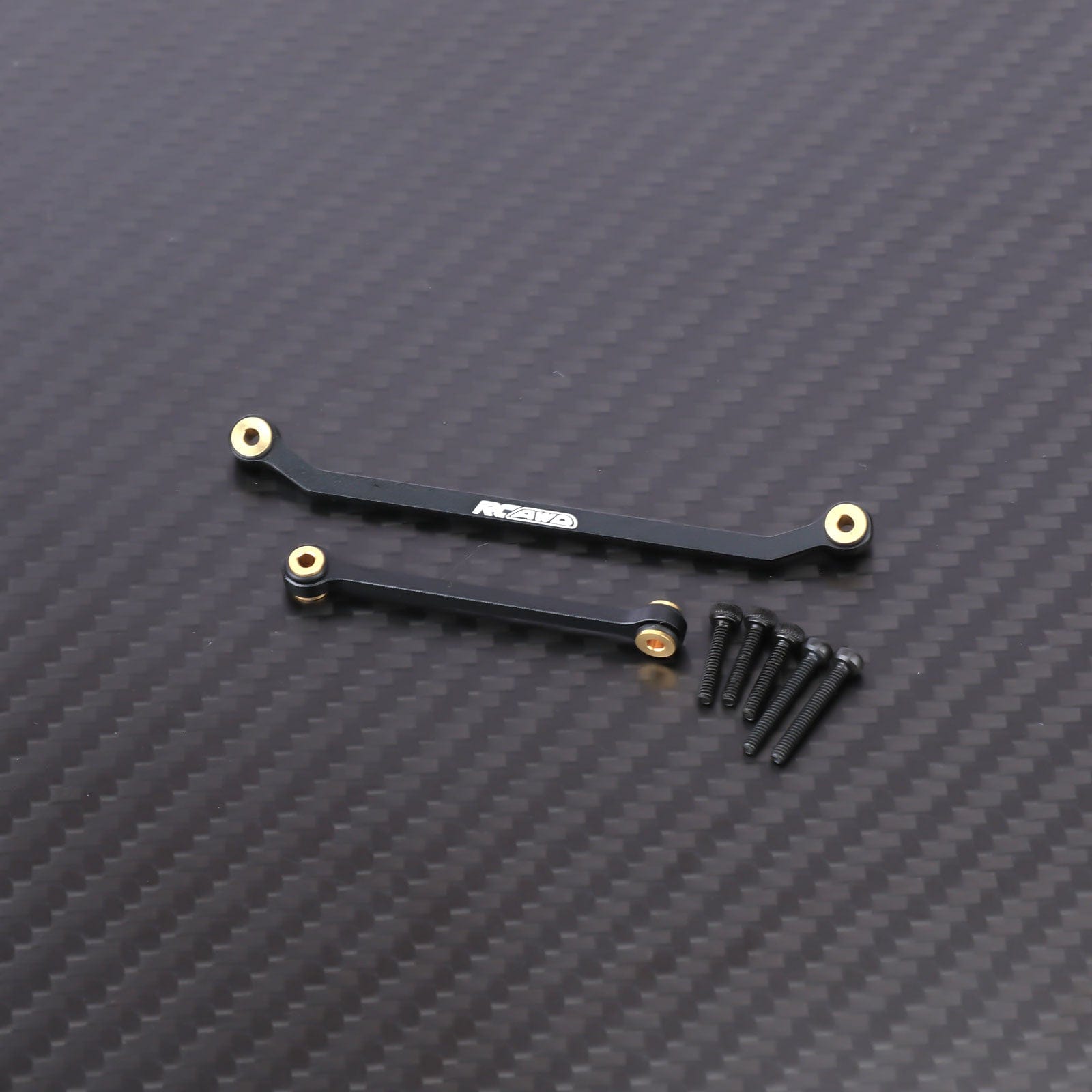 RCAWD Redcat 1/18 Ascent-18 Only Black Steering Links RCAWD Redcat Ascent 18 Brass Servo Mount Set with Steering Linkages