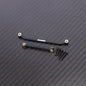 RCAWD Redcat 1/18 Ascent-18 Only Black Steering Links RCAWD Redcat Ascent 18 Brass Servo Mount Set with Steering Linkages