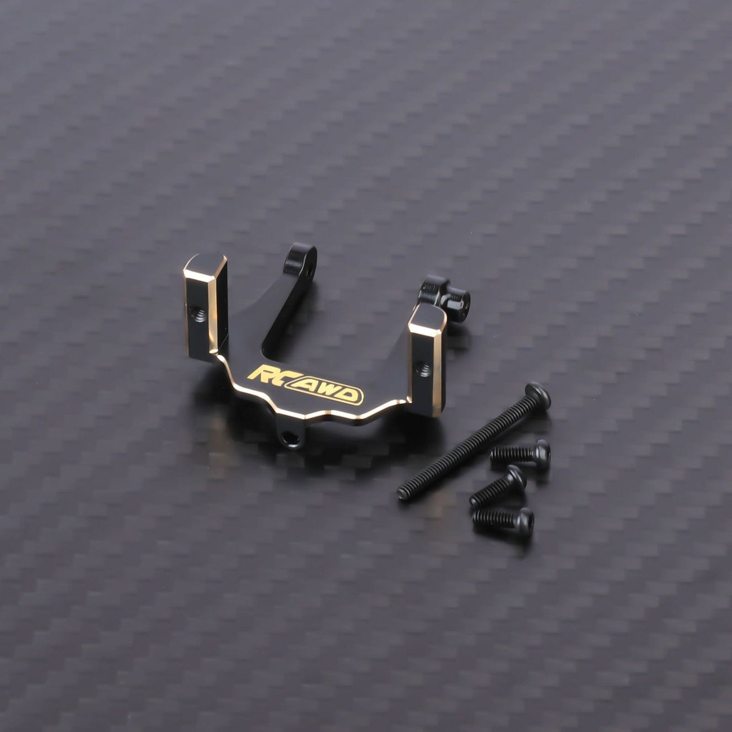 RCAWD Redcat 1/18 Ascent-18 Only Servo Mount RCAWD Redcat Ascent 18 Brass Servo Mount Set with Steering Linkages