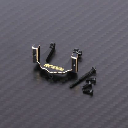 RCAWD Redcat 1/18 Ascent-18 Only Servo Mount RCAWD Redcat Ascent 18 Brass Servo Mount Set with Steering Linkages