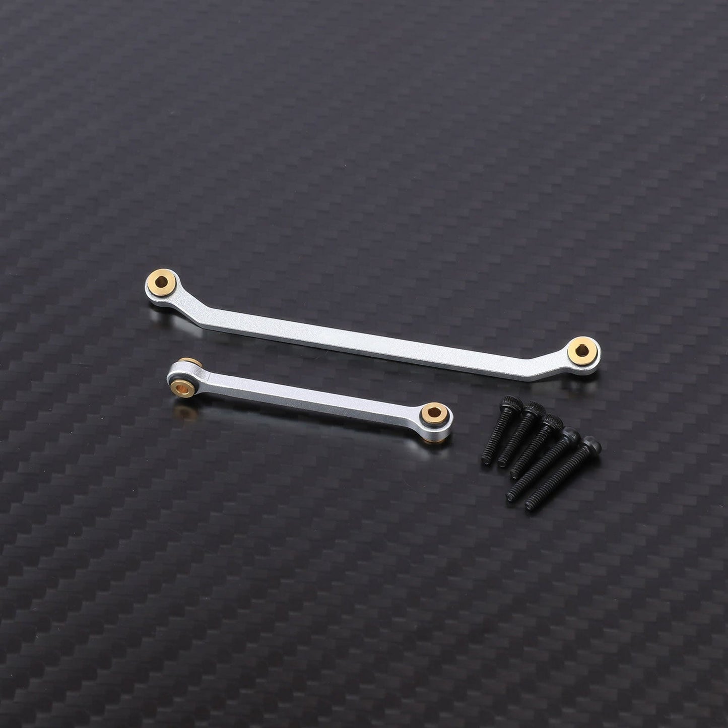 RCAWD Redcat 1/18 Ascent-18 Only Silver Steering Links RCAWD Redcat Ascent 18 Brass Servo Mount Set with Steering Linkages