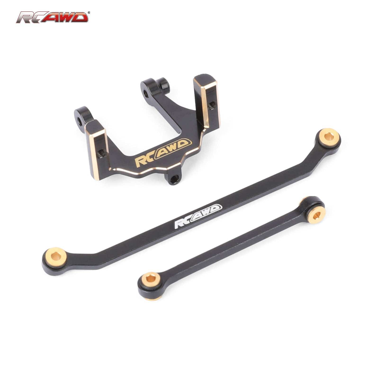 RCAWD Redcat 1/18 Ascent-18 RCAWD Redcat Ascent 18 Brass Servo Mount Set with Steering Linkages