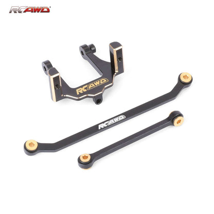 RCAWD Redcat 1/18 Ascent-18 RCAWD Redcat Ascent 18 Brass Servo Mount Set with Steering Linkages