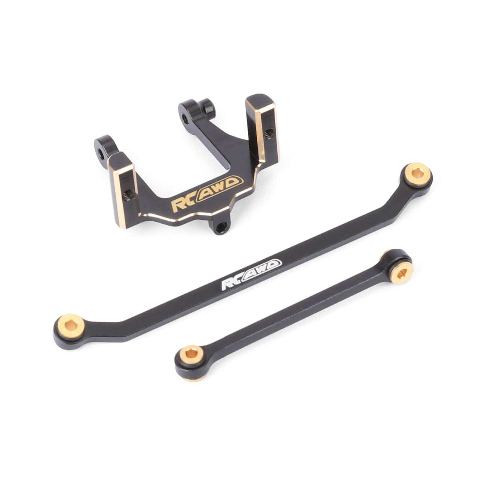 RCAWD Redcat 1/18 Ascent-18 RCAWD Redcat Ascent 18 Brass Servo Mount Set with Steering Linkages